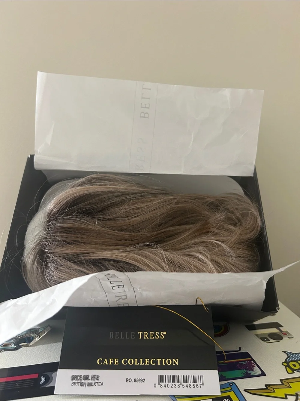 BelleTress Cafe Collection Spice Girl Wig in British Milktea